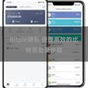 Bitpie隐私 便捷高效的比特派登录步骤