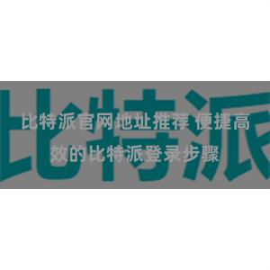 比特派官网地址推荐 便捷高效的比特派登录步骤